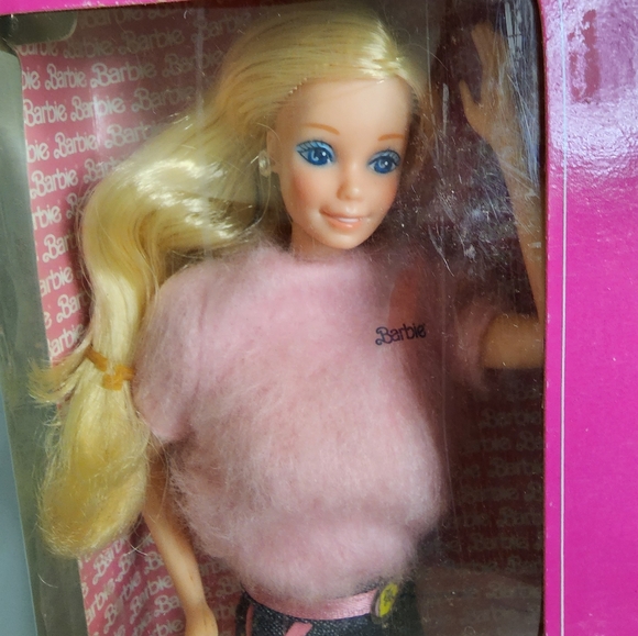 Barbie Fashion Jeans 1981 Year, Vintage Barbie Doll, Superstar Era - Picture 1 of 15
